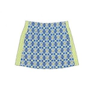 J McLaughlin Women’s S/ Pull On Skort Skirt Catalina Cloth Blue Golf Tennis